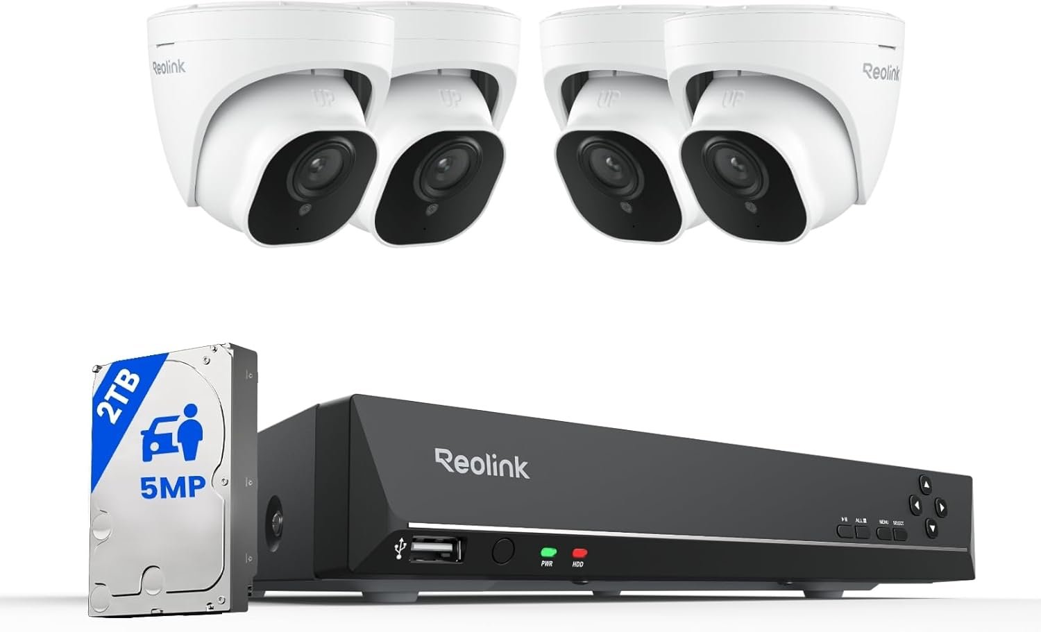 reolink smart 5MP 8CH Home SECURITY Camera System